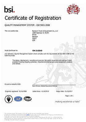 Certificate of Registration